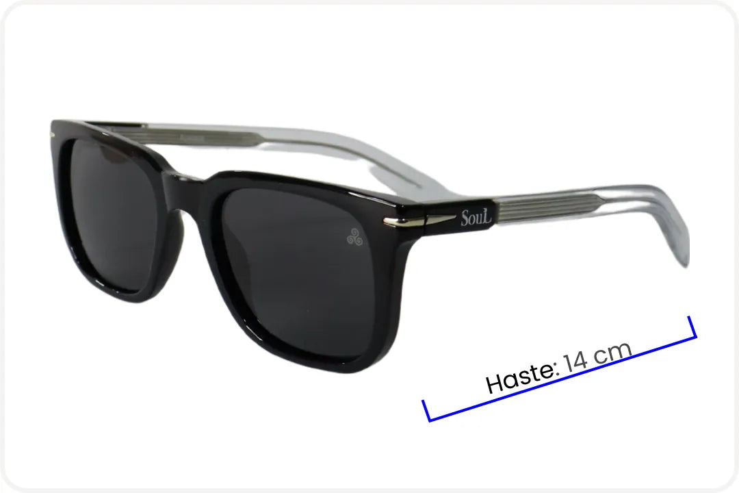 Solar Casual Masculino Degradê Preto