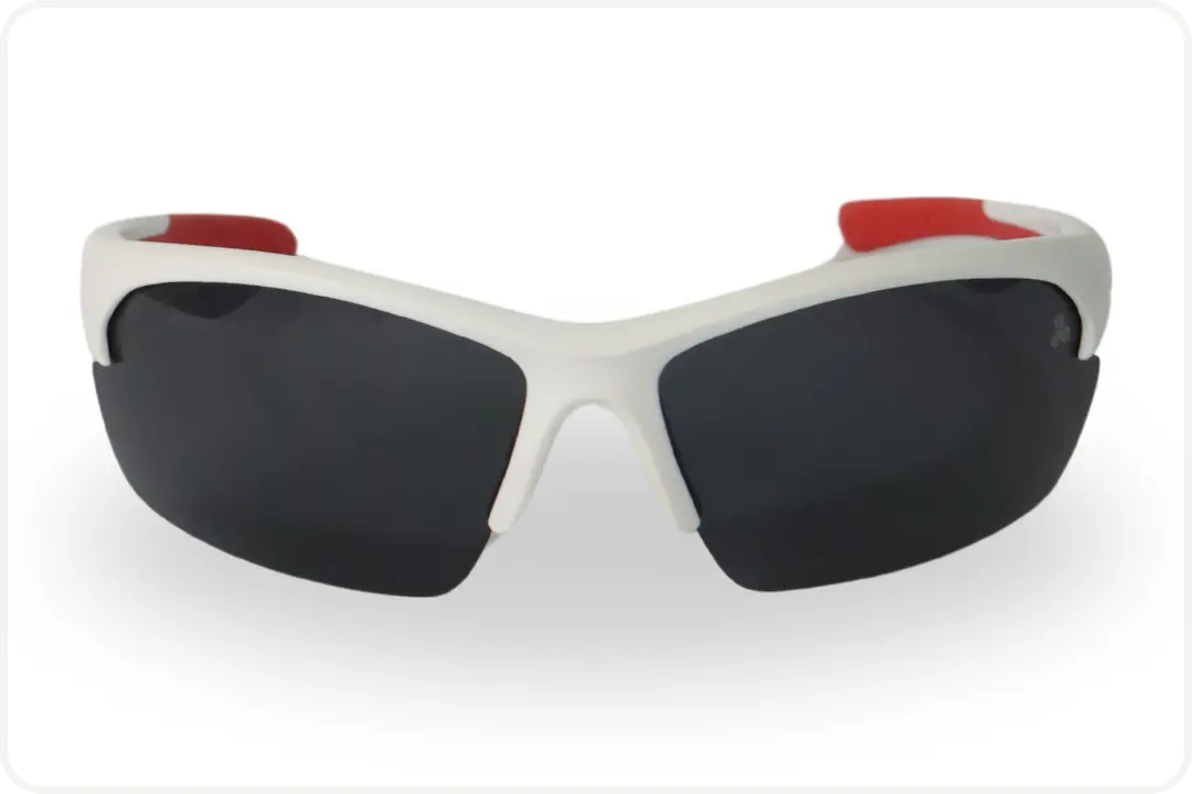 Solar Esportivo Unissex Branco e Vermelho
