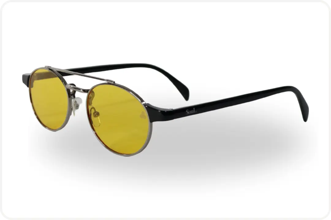 Solar Oval Unissex Amarelo