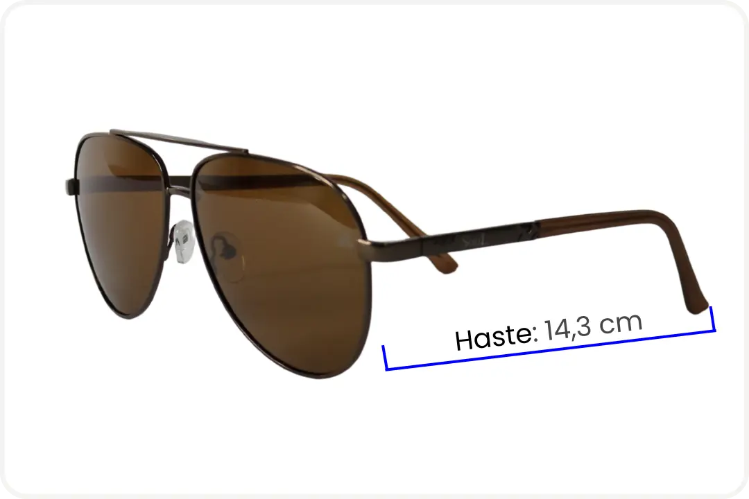 Solar Aviador Unissex Marron