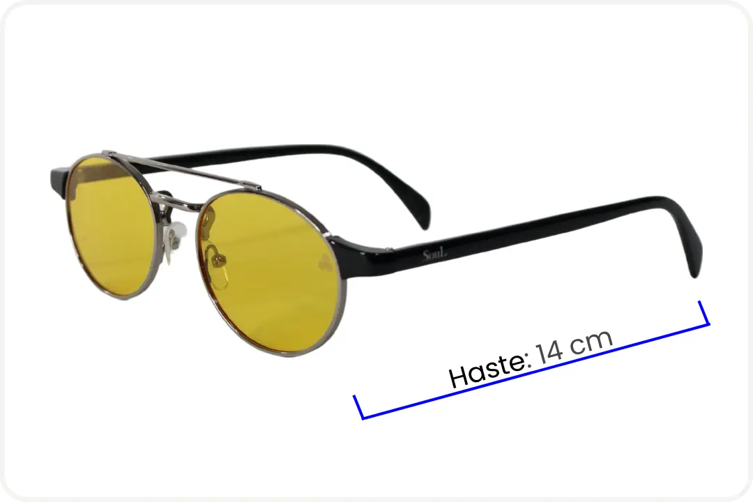 Solar Oval Unissex Amarelo