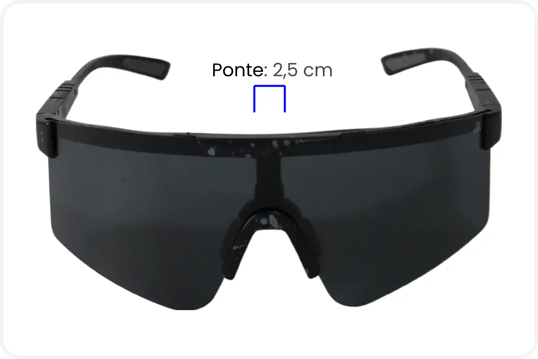 Solar Esportivo Unissex Preto