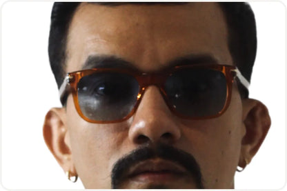 Solar Wayfarer Masculino Festivo Degradê Azul