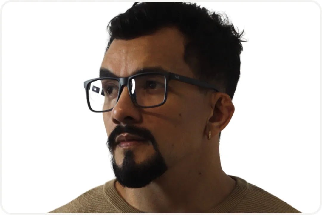 Armação Masculina Wayfarer Preto