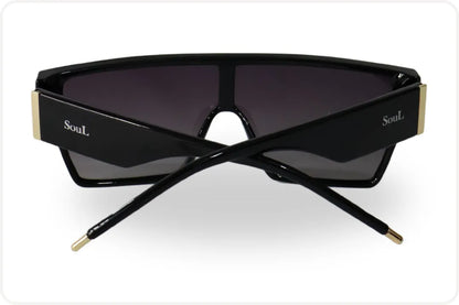 Solar Visor casual Unissex Preto Degradê