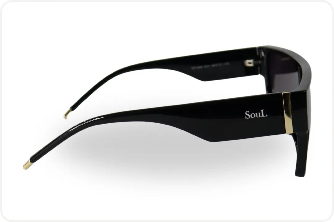 Solar Visor casual Unissex Preto Degradê