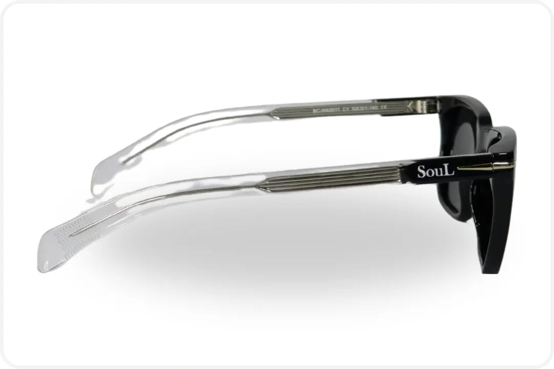 Solar Casual Masculino Degradê Preto