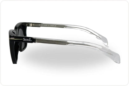 Solar Casual Masculino Degradê Preto