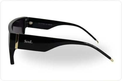 Solar Visor casual Unissex Preto Degradê