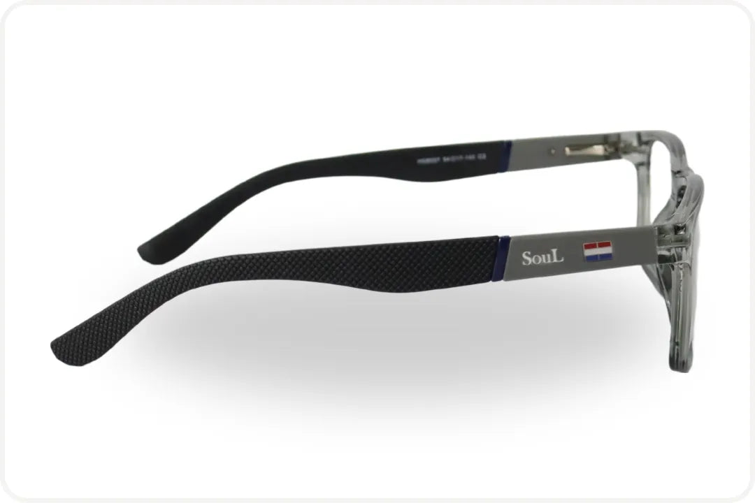 Armação Masculina Wayfarer Translucida e Lente Preta