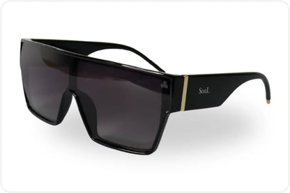 Solar Visor casual Unissex Preto Degradê