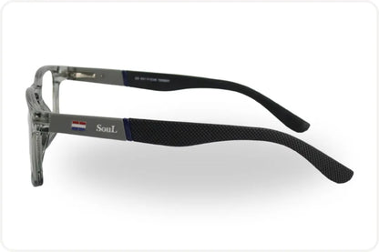 Armação Masculina Wayfarer Translucida e Lente Preta
