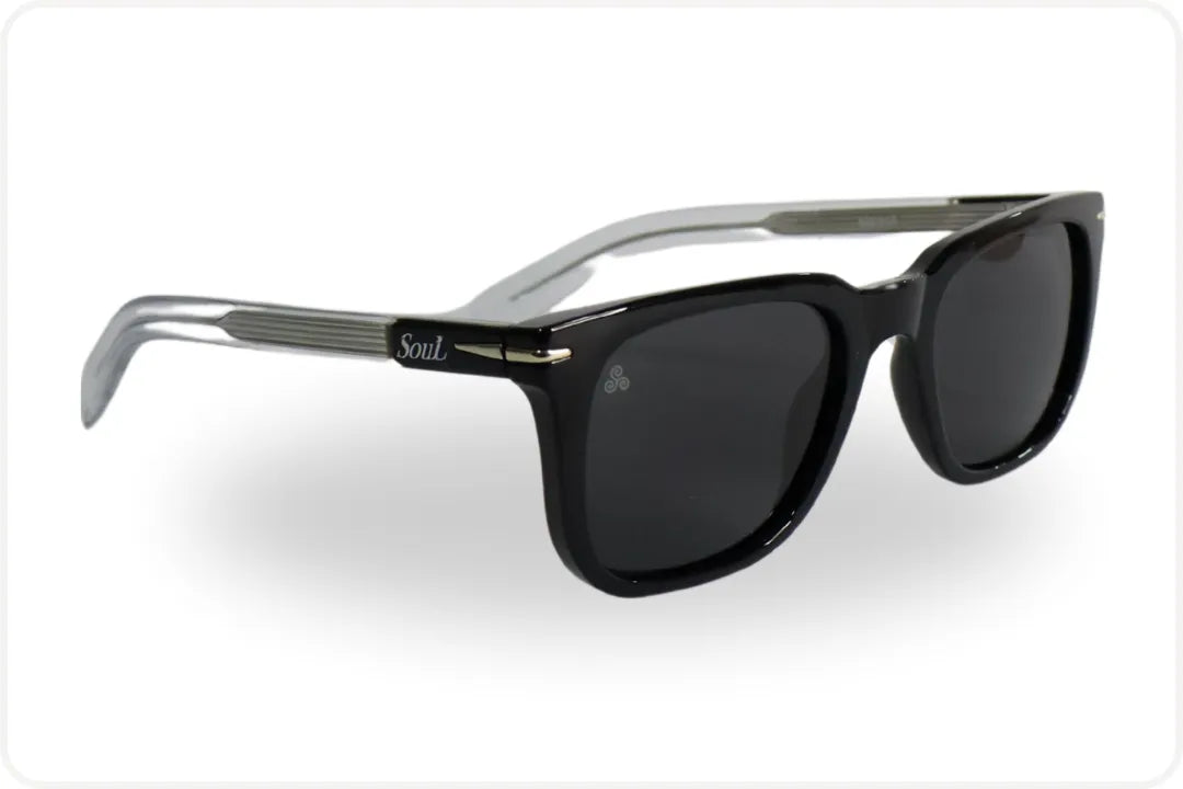 Solar Casual Masculino Degradê Preto