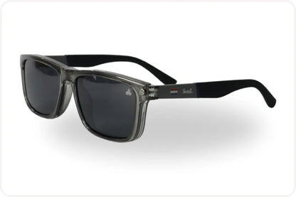 Armação Masculina Wayfarer Translucida e Lente Preta
