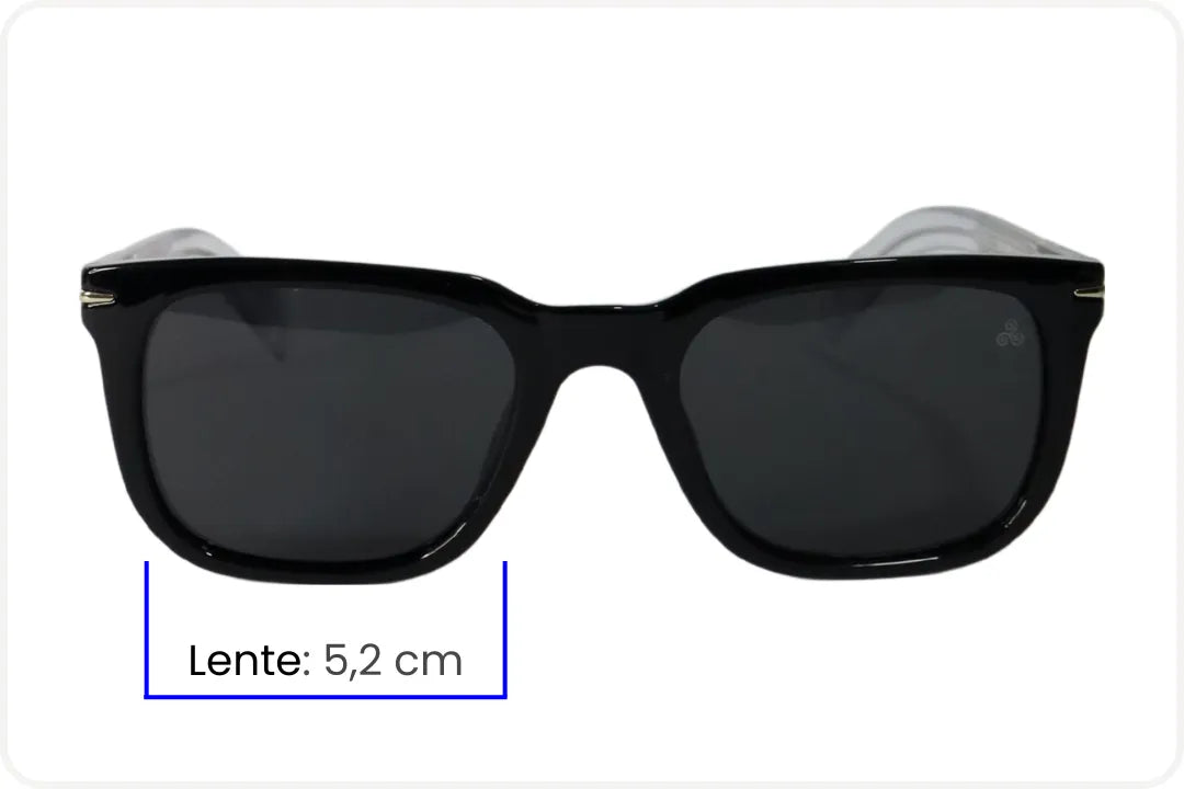 Solar Casual Masculino Degradê Preto