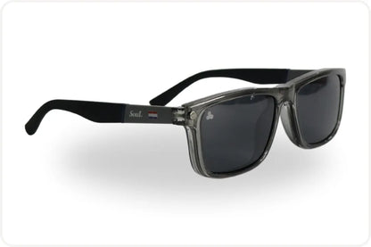 Armação Masculina Wayfarer Translucida e Lente Preta