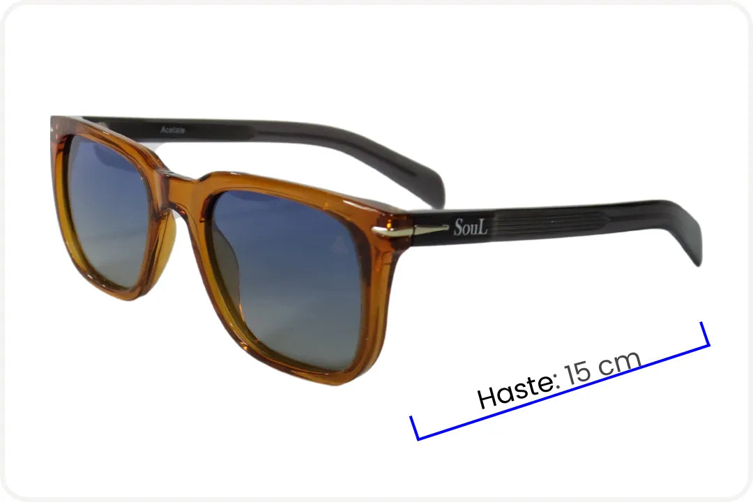 Solar Wayfarer Masculino Festivo Degradê Azul