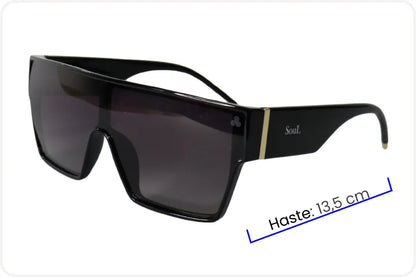 Solar Visor casual Unissex Preto Degradê