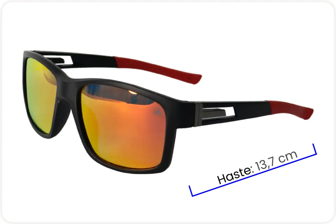 Solar Casual Masculino Alaranjado Espelhado
