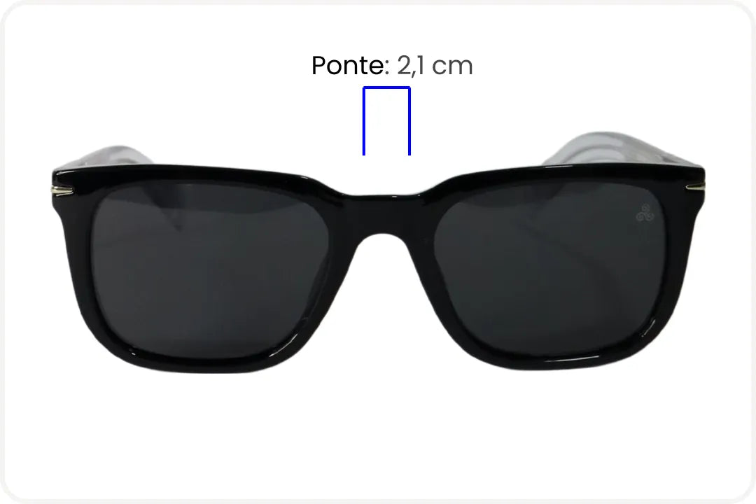 Solar Casual Masculino Degradê Preto