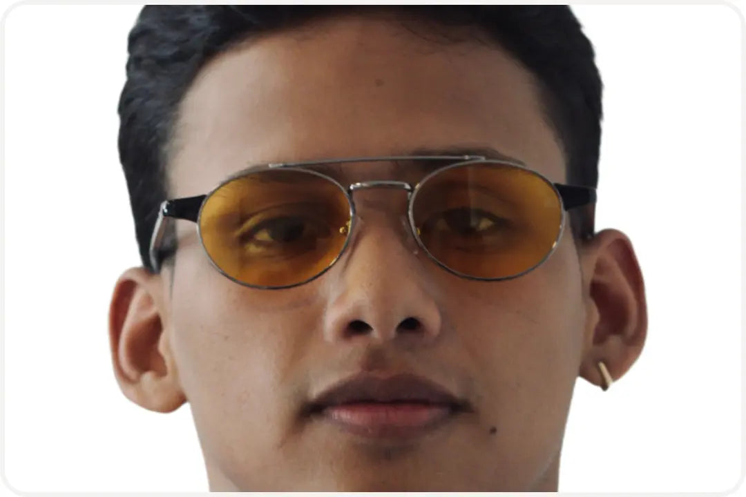 Solar Oval Unissex Amarelo