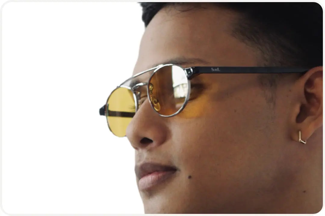 Solar Oval Unissex Amarelo