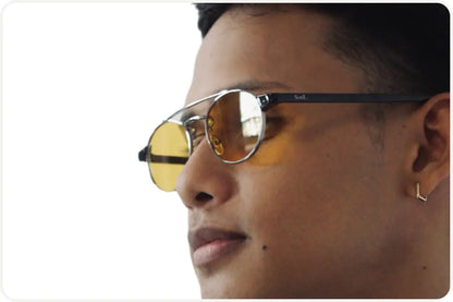 Solar Oval Unissex Amarelo
