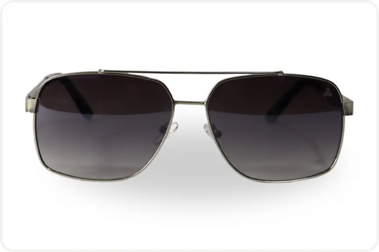 Solar Aviador Unissex Metal Prata