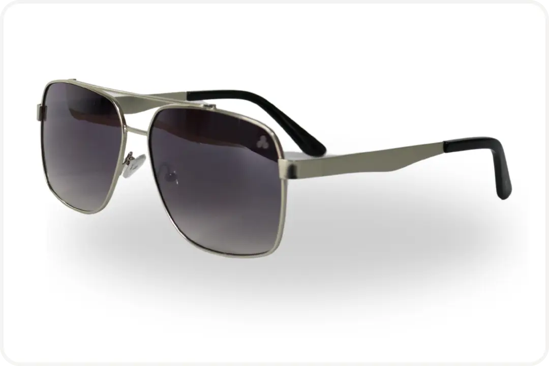 Solar Aviador Unissex Metal Prata