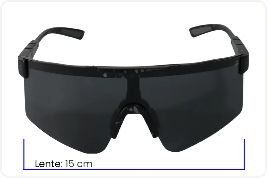 Solar Esportivo Unissex Preto