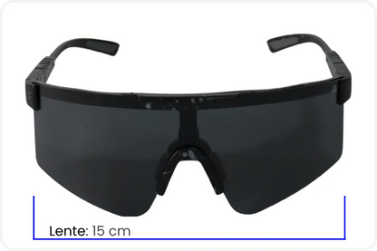 Solar Esportivo Unissex Preto