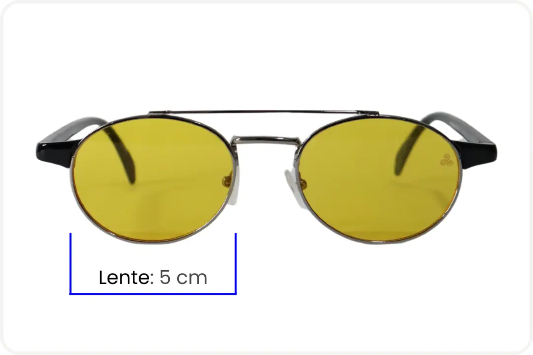 Solar Oval Unissex Amarelo