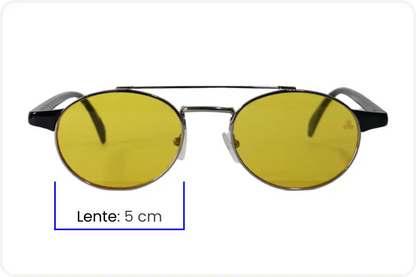 Solar Oval Unissex Amarelo