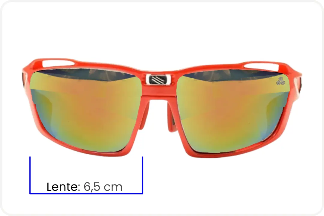Solar Esportivo Unissex Degradê Laranja e Lima