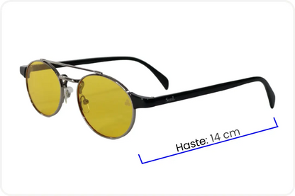 Solar Oval Unissex Amarelo