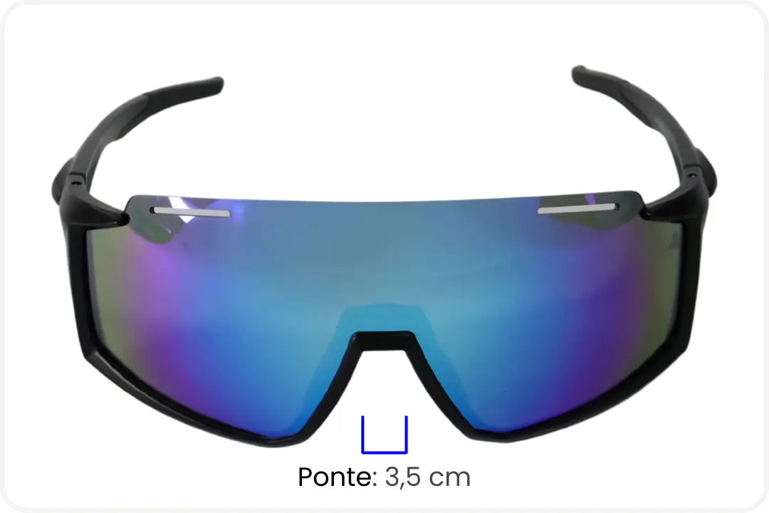 Solar Esportivo Unissex Degradê Azul Lilás