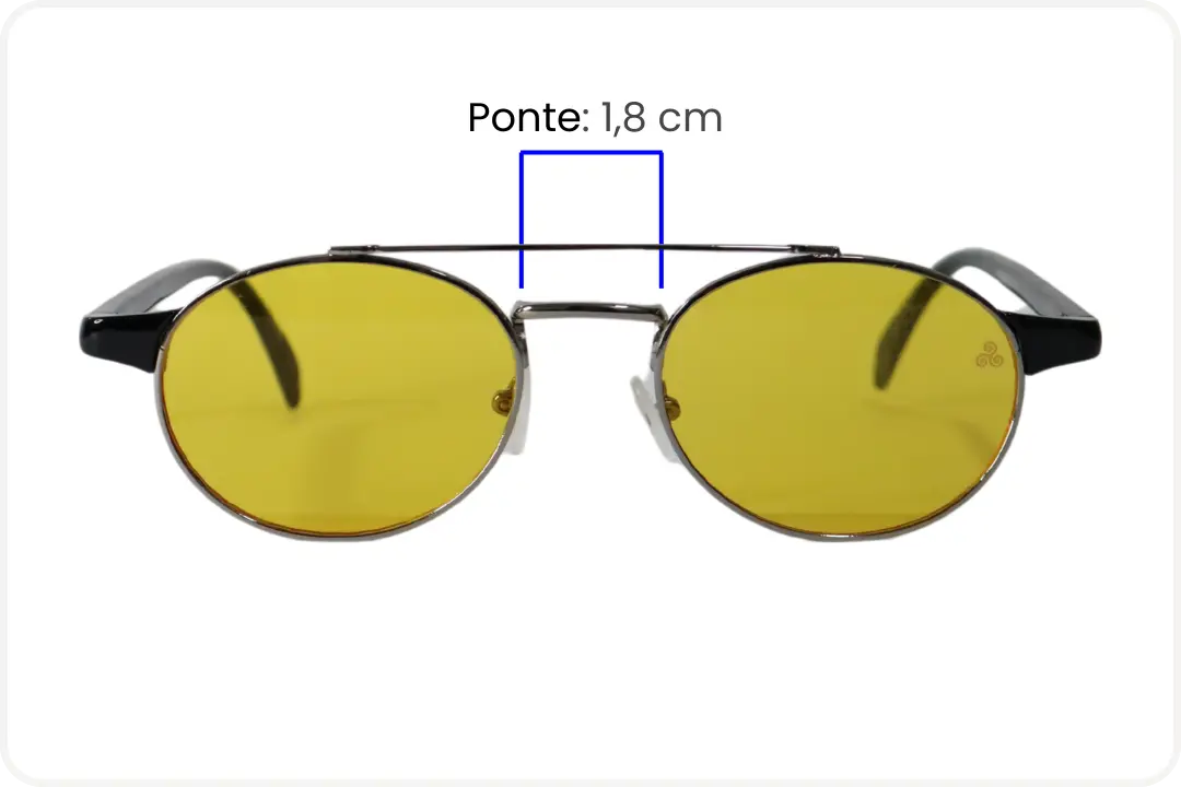 Solar Oval Unissex Amarelo